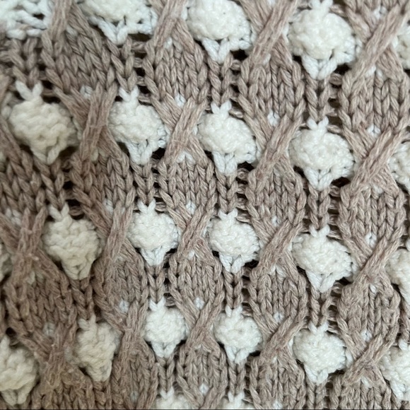 ANTHROPOLOGIE SLEEPING ON SNOW MOCK NEVK POPCORN SWEATER - Picture 6 of 8